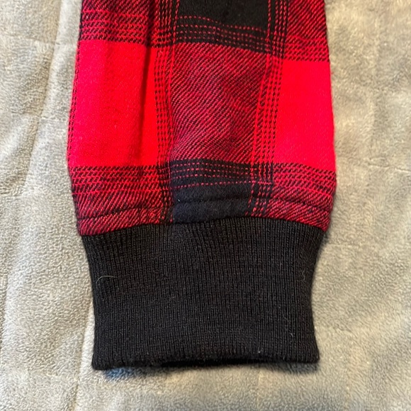 Ruff Hewn Buffalo Plaid Jacket, Embroidered Design, Red, Black, Boho, Size S - Picture 6 of 8